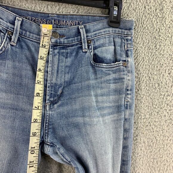 Citizens of humanity Womens Jeans Crop Rocket Pants Denim 28 x25 Skinny Stretch - Picture 3 of 16